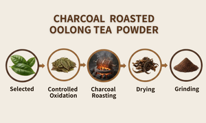 Té instantáneo en polvo de oolong tostado oscuro fermentado con EGCG - Product Image 3
