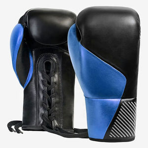 Gants d'entraînement de boxe en cuir à faible MOQ avec des prix raisonnables, personnalisables avec logo, pour arts martiaux et entraînement MMA. - Product Image 1