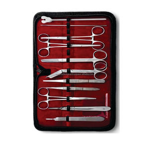 Kit de chirurgie mineure de base en acier inoxydable, instruments chirurgicaux, mallette de transport, Medtrust, prix de gros, OEM - Product Image 2