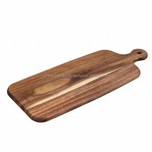 Planche à découper en bois pour la cuisine, design compatible avec les couteaux, finition non toxique, passe au lave-vaisselle, réutilisable, durable, pour les professionnels - Product Image 2