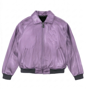 High Quality Wholesale Custom PU Synthetic Leather Business Formal Causal Silm Fit Personalized Windproof <b>Men</b> <b>Jacket</b> Fashion - Product Image 2