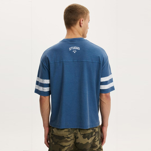 Camisetas de Fútbol de Poliéster con Malla Tejida y Estampado Serigrafiado al por Mayor, de Secado Rápido, Casuales, de Manga Corta, Estilo Urbano, Tallas Grandes - Product Image 5
