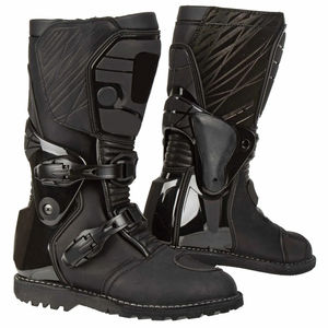 Chaussures de moto imperméables et respirantes en cuir, bottes de course personnalisables avec logo, chaussures de moto unisexes pour l'hiver, vente en gros OEM - Product Image 3