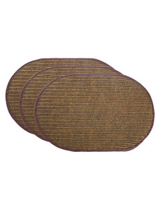 Tapete de Entrada Ovalado Premium Clásico Moderno Personalizado |   Alfombra Absorbente Antideslizante para Entrada Interior, Protege Contra Lodo, Polvo y Humedad - Product Image 5