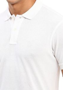 Camiseta polo de algodón de verano, blanca, con cuello liso, informal, al por mayor, para campañas promocionales. - Product Image 2