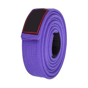 Cinturón de Jiu Jitsu Profesional Enrollado Color Morado, Cinturón de Rango de Jiu Jitsu, Accesorio de Artes Marciales de Algodón con Múltiples Costuras, Venta al Por Mayor - Product Image 2