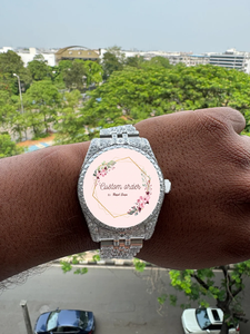 Reloj Deportivo de Lujo para Hombre con Diamantes Moissanite, Directo de Fábrica, Esfera de 41 mm, Caja y Correa de Acero Inoxidable, Venta Especial, Personalizable - Product Image 3