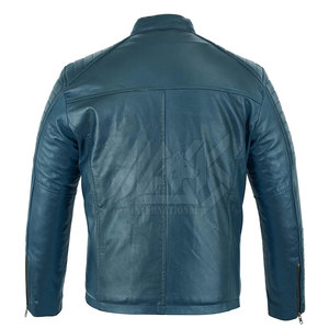 Chaqueta de cuero genuino de alta calidad para hombre en venta, nueva llegada, chaqueta de cuero transpirable para hombre para invierno - Product Image 2