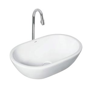 Premier fournisseur en vrac de vente d'articles sanitaires de comptoir de Table en céramique blanche lavabo de Table à bas prix - Product Image 1