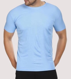120 gsm dernière collection de t-shirt élégant et doux T-shirt à manches courtes blanc en polyester promotionnel en gros est prêt à exporter - Product Image 2