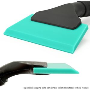 Raschietto in gomma azzurro da 5 pollici per vetri auto, specchietti, porte doccia e pulizia del bagno - Product Image 2
