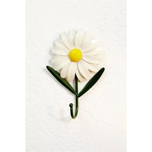 Handcrafted Antique Iron Flower Wall <b>Hook</b> Decorative Floral Metal Coat Rack Hanger for Towel Key Robe Home Garden Wall Decor - Product Image 2