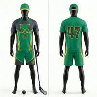 Uniformes de Floorball para Hombre de Alta Calidad al por Mayor, Camisetas Personalizadas para Equipos, Transpirables, de Secado Rápido, Sublimadas, Tallas Grandes, Estampadas