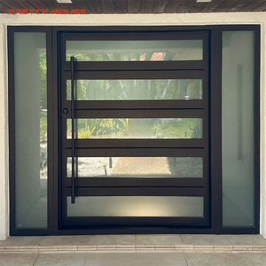 Sistema aislante principal de acero inoxidable <span class=keywords><strong>Puerta</strong></span> delantera de un solo puente roto de madera - Product Image 6