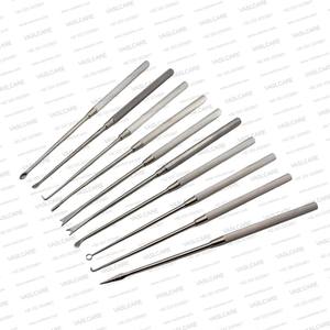 Set di Pinze per Sinusiti ENT, Pinze da Taglio Nasali, Sonda di <span class=keywords><strong>Aspirazione</strong></span>, Curette, Strumenti Manuali in Acciaio Inossidabile Tedesco per Endoscopia - Product Image 5