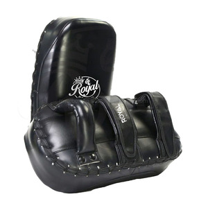 Durable Genuine Leather Custom Logo Boxing Kicking Pads Muay Thai Kickboxing Foot Target Kick Pads - Product Image 1