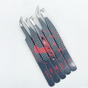 Logo personnalisé Acceptation populaire Pince à cils à prise diamant à 90 degrés Lash Tweak et autres outils de maquillage - Product Image 2