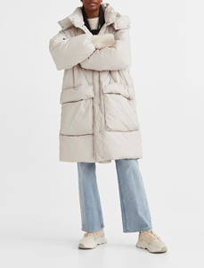 Abrigo Largo para Mujer, Chaquetas Acolchadas de Manga Larga para Mujer en Oferta, Ropa de Invierno de Nueva Llegada, Chaquetas para Dama - Product Image 1