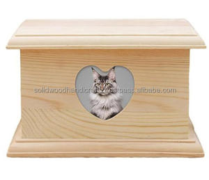 Cadre photo pour animaux de compagnie, urnes en bois, urnes commémoratives de crémation faites à la main, de haute qualité - Product Image 4