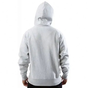 High Quality 100% Cotton <b>Thick</b> <b>Fleece</b> Solid Eco-Friendly Loose Fit Winter Casual Hoodies Pocket Customizable Men's Sweatshirt - Product Image 6