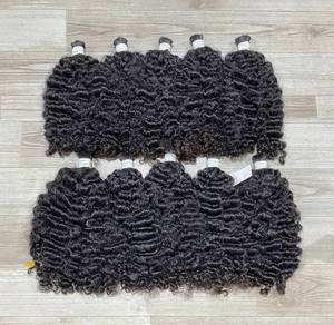 Tressage bouclé en vrac 100% extensions de cheveux humains vietnamiens sans tissage chimique cheveux cuticules alignés meilleur prix pour les femmes noires - Product Image 4