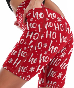Ensemble de shorts de yoga pour femmes, sublimation unie, 100% polyester, séchage rapide, respectueux de l'environnement, taille en V, vêtements de sport pour la salle de sport - Product Image 4