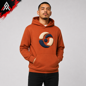 Sweat à capuche pour homme de haute qualité avec impression en relief, associant un motif artistique en relief, un tissu confortable et une construction élégante pour une collection décontractée. - Product Image 3