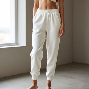 กางเกงวอร์มผ้าฟลีซหลากสีสำหรับผู้ชายและผู้หญิง ออกแบบมาเพื่อการสร้างแบรนด์เองได้ พร้อมเชือกผูกเอว เหมาะสำหรับใส่ออกกำลังกาย - Product Image 4