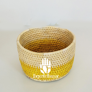 Macetas y jardineras de estilo floral talladas a mano, macetero cuadrado de hierba Munj natural, capacidad y peso personalizables, hierba Munj - Product Image 3