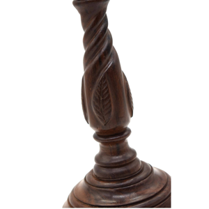 Portavelas, Faroles y Frascos Decorativos Rústicos de Madera de la India para Centros de Mesa y Pilares Navideños - Product Image 6