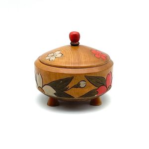 Boîte à chapati en bois artisanale de qualité supérieure avec organisateur d'épices, rangement de cuisine, conteneur à roti, produit utilitaire pour la maison - Product Image 1