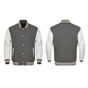 Factory Manufacture Custom Design <b>Varsity</b> <b>Jacket</b> Men - Wholesale Streetwear with Embroidery and Premium Quality Man <b>Jackets</b> - Product Image 5