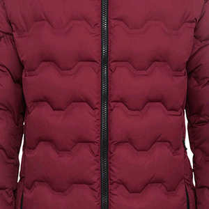 Quilted Synthetic Zipper-front Men's Jacket High Quality Breathable Men's Puffer Jacket Oversized Winter <b>Coat</b> with Canvas Fabric - Product Image 6