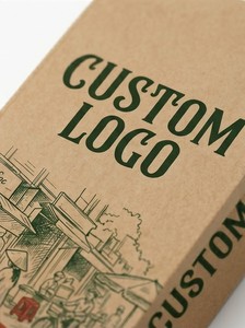 Boîte d'emballage alimentaire en papier kraft avec logo personnalisé, rectangulaire, auto-érectible, recyclable, impression quadricolore, impression offset - Product Image 6