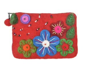 Bolsa de fio artesanal para flor, bolsa ecológica de alta qualidade, feita à mão, bolsa-100%, lã da nova zelândia