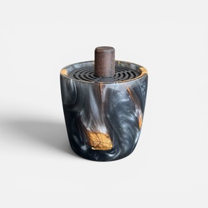 Luxury Handmade Arabic Religious Bakhoor Burner Crafted From Premium Sandalwood Resin with <b>Decorative</b> <b>Accents</b> for Oud Incense - Product Image 6