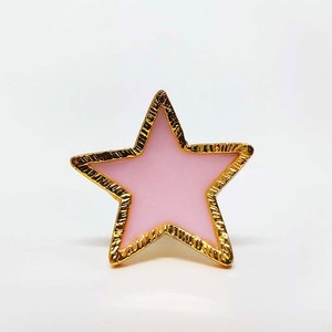 Wholesale Brass Cabinet <b>Knobs</b> Star <b>Drawer</b> Door Pulls Decorative Furniture Handles <b>Pink</b> and Golden <b>Knobs</b> - Product Image 1