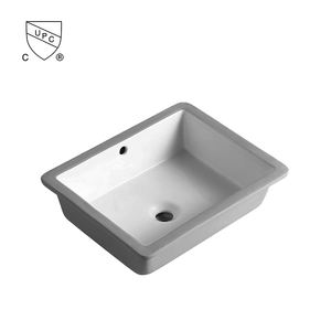 Fregadero Rectangular Bajo Encimera NV2290, Dimensiones Totales 520X390X180mm, Paredes Laterales Verticales, Esquinas de Radio Reducido, Capacidad Máxima - Product Image 1