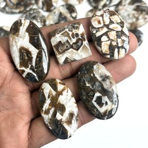 Cabujón de Jaspe Brecciado Natural Pulido, Gema Suelta de Alta Calidad en Forma Ovalada y Cuadrada, Piedra de Diseño para Joyería - Product Image 1