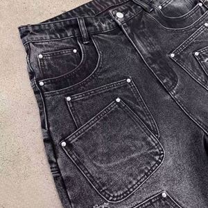 Nueva Edición Premium de Shorts de Mezclilla Personalizados para Hombre, Shorts de Mezclilla Desgastados de Secado Rápido a la Moda para Unisex - Product Image 3