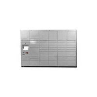 Casier de livraison de colis extérieur intelligent en acier laminé à froid Anzi Brand DBS-001 avec une épaisseur de 1,0 à 2,5 mm, montage au sol/mur