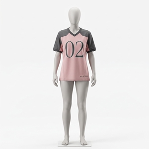 Camiseta de Fútbol Americano Color Rosa Polvoriento para Hombre, Número Personalizado, Ropa Deportiva, Uniforme de Equipo - Product Image 3