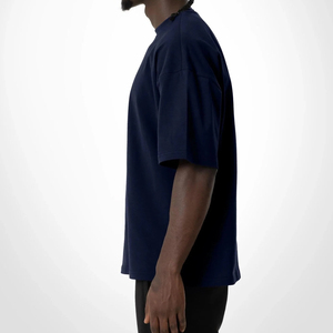 T-shirt oversize tendance, matière coton doux, vêtements streetwear, coupe ample, pour hommes - Product Image 4