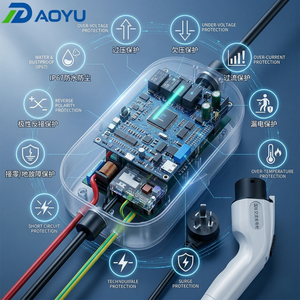 Chargeur EV portable haut de gamme 7 kW 220 V Type 2 GBT double protocole OCPP 1.6J avec application, Wi-Fi et Bluetooth pour recharge rapide, destiné à l'exportation mondiale - Product Image 6