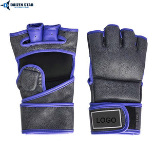 Gants d'entraînement MMA en cuir avec fermeture auto-agrippante pour poignet, pour adultes, idéaux pour la boxe et le sparring, emballage personnalisé - Product Image 3