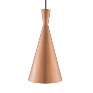 Traditional Design Modern Copper Pendant Light Geometric Cone Shape Minimalist Ceiling Mount Indoor Home Decorate Living Room - Product Image 5