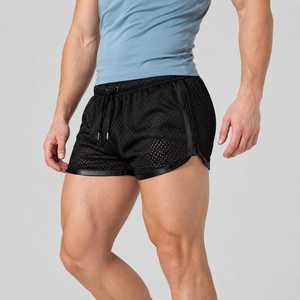 Pantalones Cortos Deportivos para Hombre, Rojos, con Cordón Ajustable, Transpirables, de Poliéster - Product Image 4