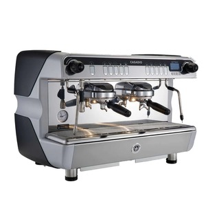 Máquina de Café Espresso Comercial de Alta Resistencia, 2 Grupos, Semi-Automática, Eléctrica, con Función Programable - Product Image 1