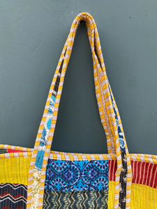 Bolso Tote de Algodón Acolchado con Correa para el Hombro, Estampado de Jungla, Estilo Boho, Capacidad de 1-1.9L - Product Image 2