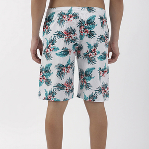 Men's Tie Dye Board Shorts Mid Waist Drawstring Closure Quick Dry Casual Spandex/Cotton Swim <b>Trunks</b> - Product Image 3